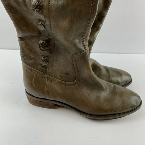 Sam Edelman Pierce olive green knee high boots. Leather - Picture 3 of 9